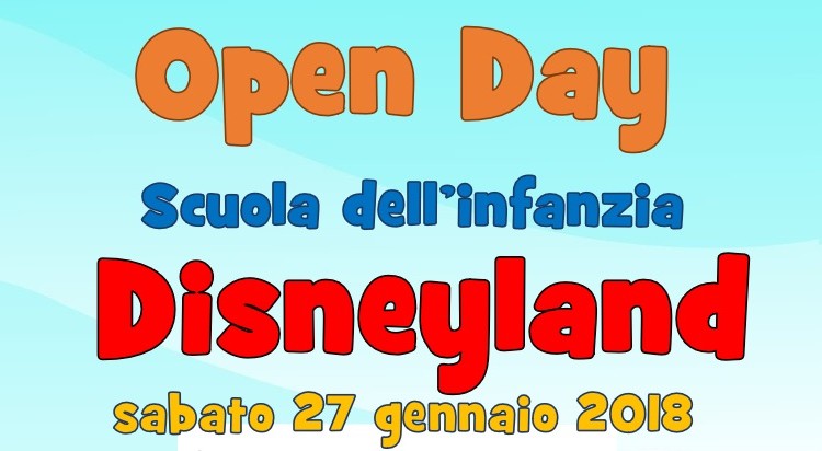 Open day Scuola Disneyland evidenza